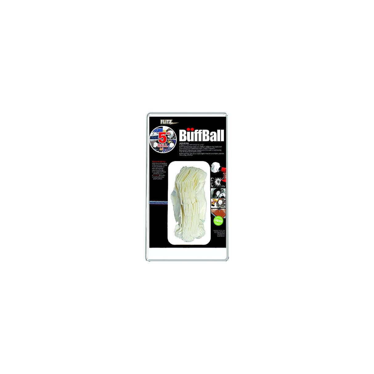 Flitz PB101 Large 5" Original Buff Ball - PB10150 - official Flitz product image 3