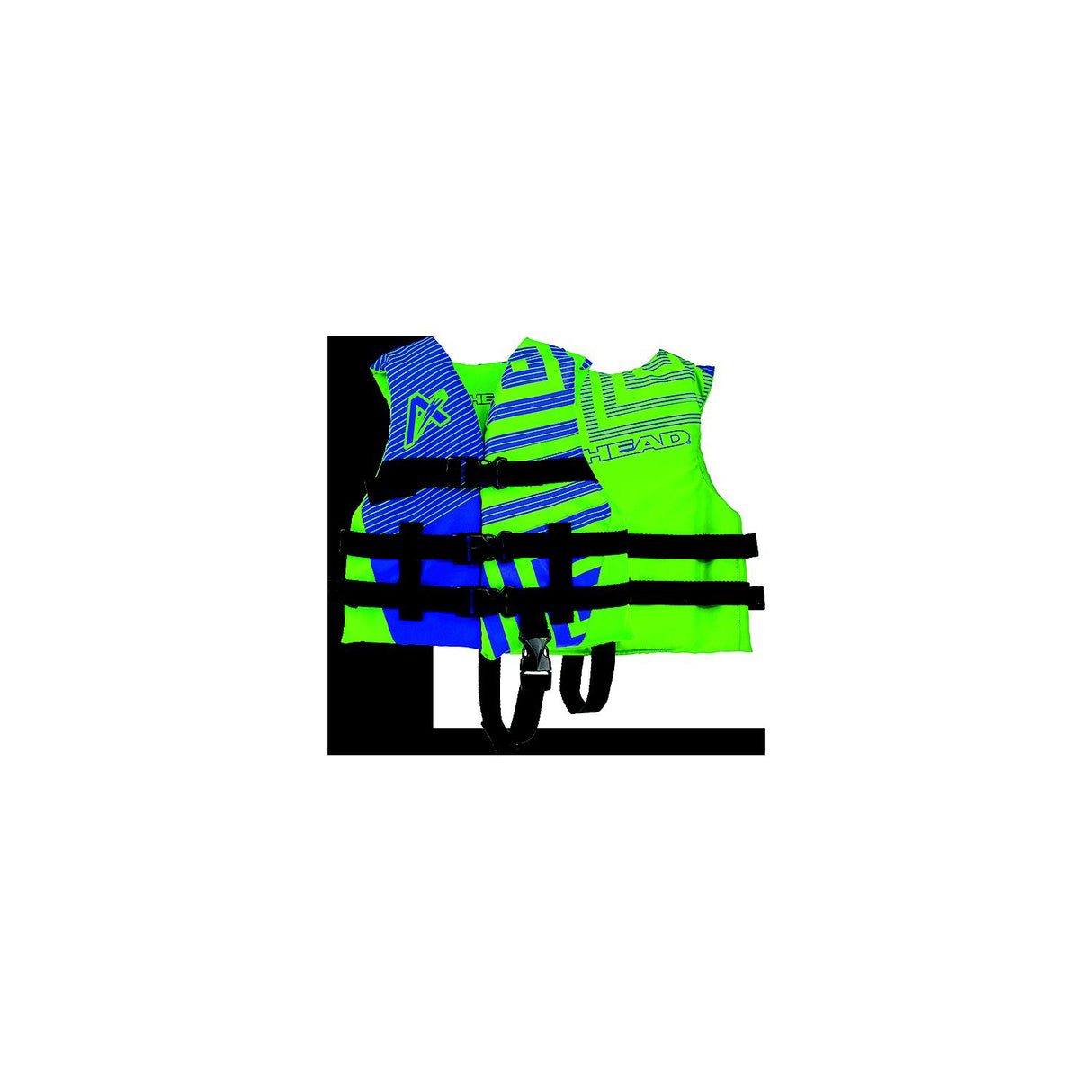 Airhead 3008102ALGBL Child/Youth Trend Vest, Child, Green/Blue - 3008102ALGBL