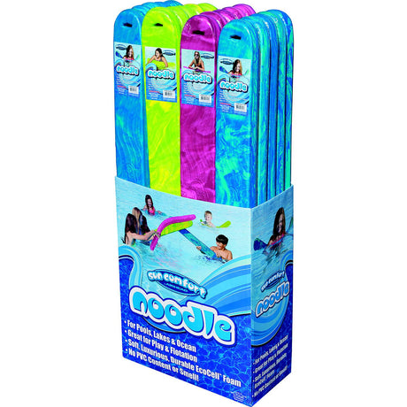 Airhead AHSC040 Sun Comfort Noodle, Display, Assorted Colors (
10 Sapphire Swirl, 5 Raspberry Swirl, 5 Lime Swirl) - image 1