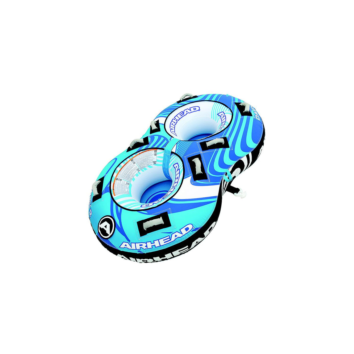 Airhead AHT50193BL Dash Towable Tube, 2 Rider, Blue - AHT50193BL