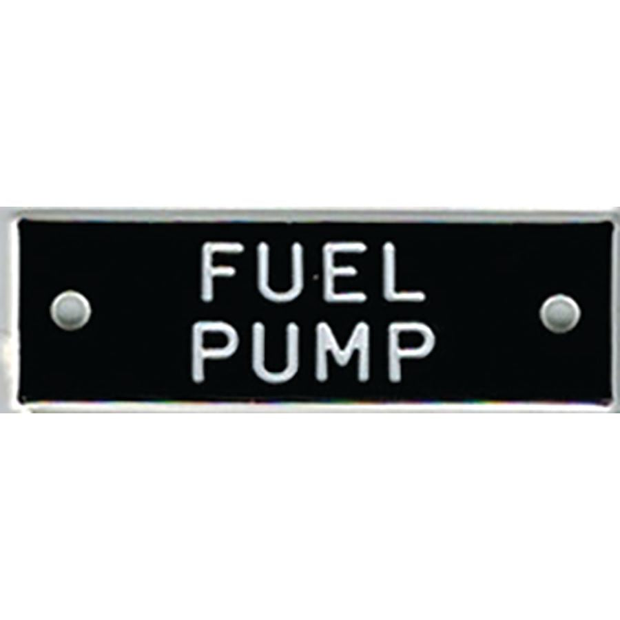 Bernard Engraving Identi-Plates™ Fuel Pump - IP-54 - image 1