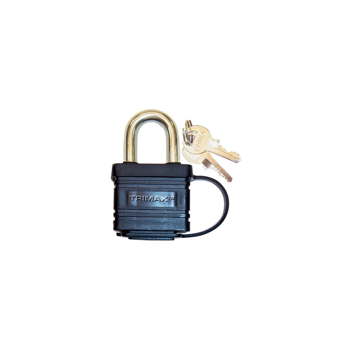 Trimax Locks Trimax Solid Brass Waterproof Padlock Keyed Alike (3 Per Pack) - TPW3125 - image 1