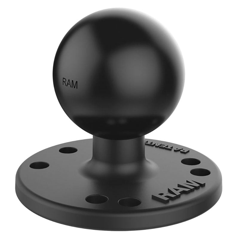 RAM Mounts Round Plate with Ball - RAM-202 - image 1