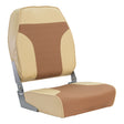 Springfield Marine Economy High-Back Folding Seats - Sand/Brown - 1040668 - image 1