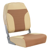 Springfield Marine Economy High-Back Folding Seats - Sand/Brown - 1040668 - image 1