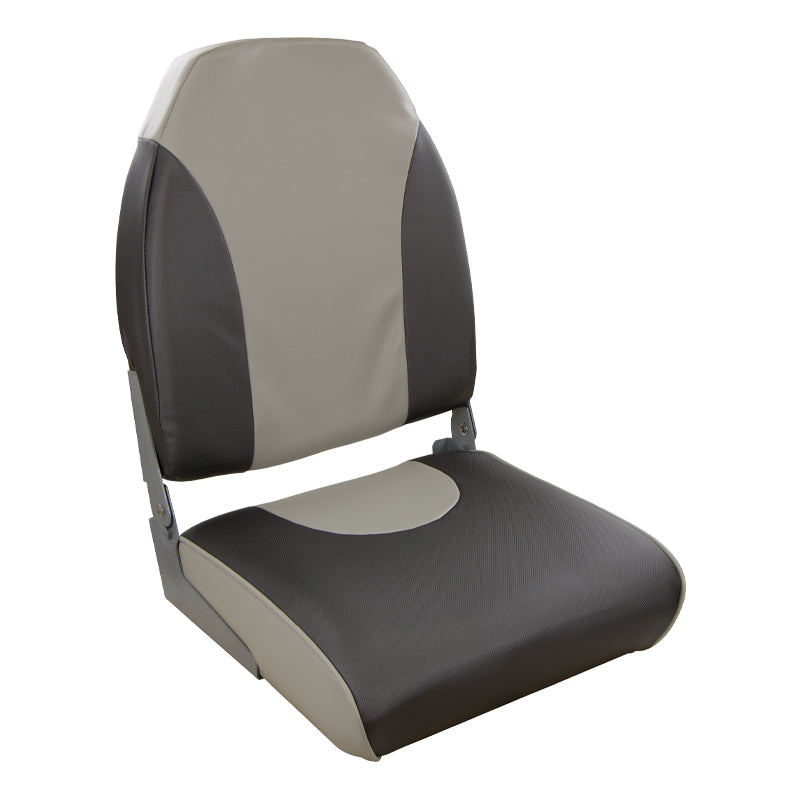 Springfield Marine Premium High-Back Folding Seat - Gray/Meteor - 1062134 - image 1