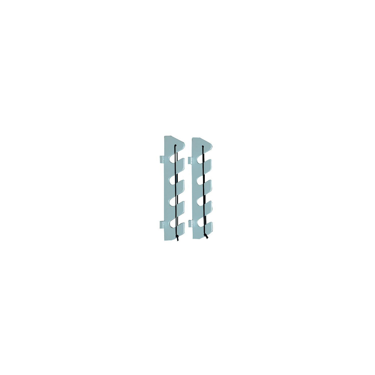 Teak Isle 4 Rod Holder w/Bungee & Bracket White - 25708