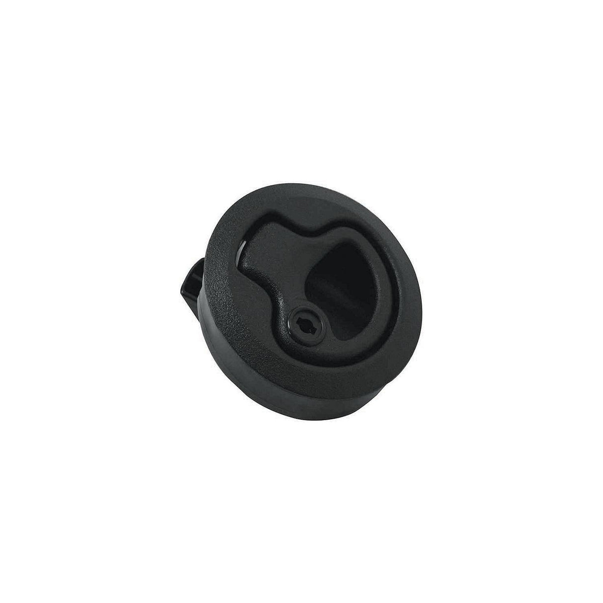 Teak Isle Flush Slam Latch, Locking, Black - 29203