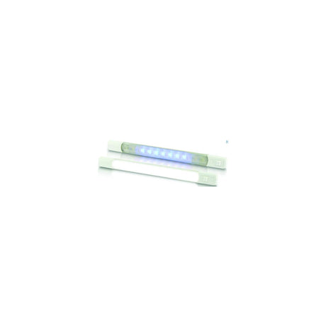 Hella Marine Surface Strip Light w/Switch - White/Blue LEDs - 12V [958121011] - official Hella Marine product image 2