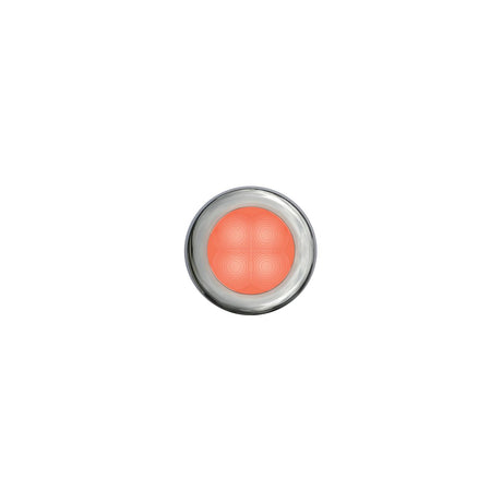 Hella Marine Slim Line LED 'Enhanced Brightness' Round Courtesy Lamp - Red LED - Stainless Steel Bezel - 12V [980507221] - official Hella Marine product image 3