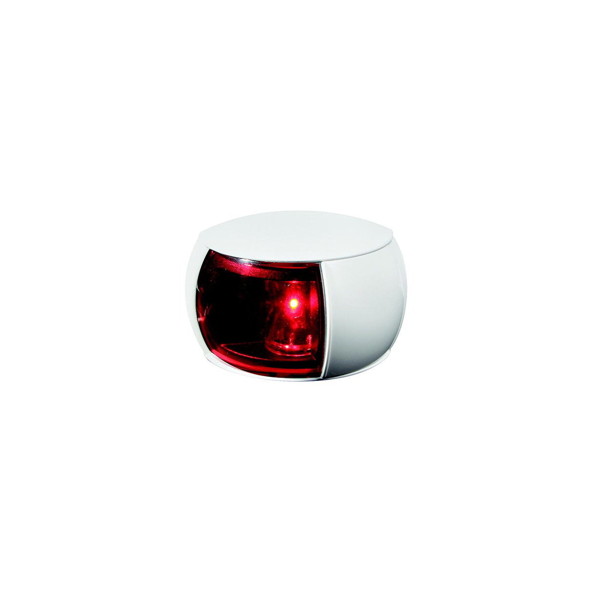 Hella 980520011 NaviLED® Port (Red) Side Light Only, White w/Red Lens, 1 ea. - 980520011