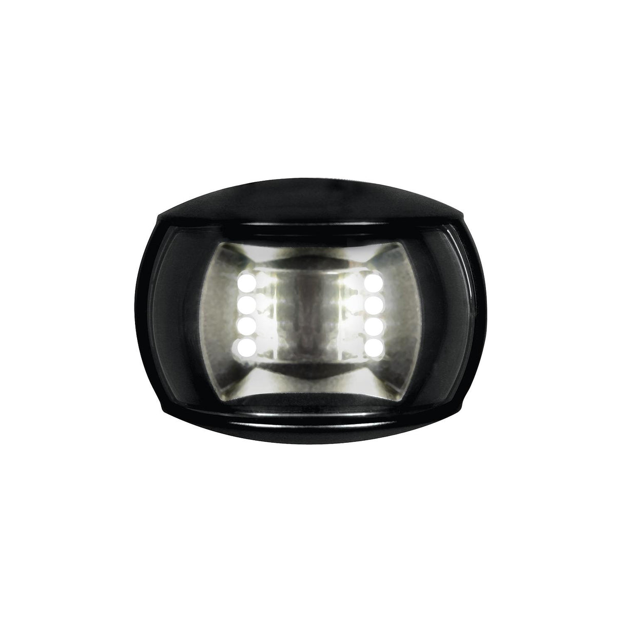 Hella 980520531 NaviLED Compact 2 NM Powerboat and Yacht Lamp, Clear Outer Lens with 8' Cable - 980520531