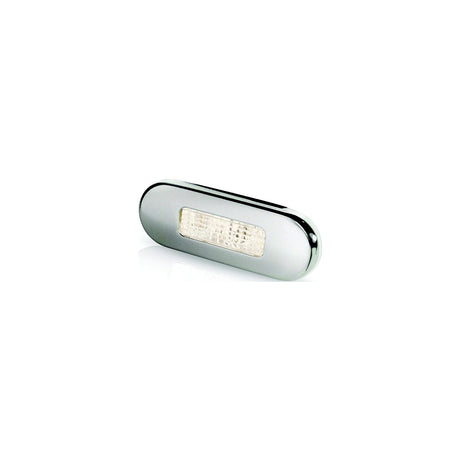 Hella Marine Surface Mount Oblong LED Courtesy Lamp - Warm White LED - Stainless Steel Bezel [980869401] - official Hella Marine product image 2