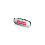 Hella Marine Surface Mount Oblong LED Courtesy Lamp - Red LED - Stainless Steel Bezel [980869501] - official Hella Marine product image 2