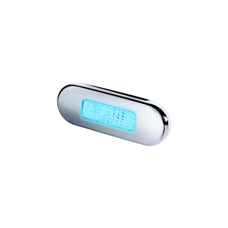 Hella Marine Surface Mount Oblong LED Courtesy Lamp - Blue LED - Stainless Steel Bezel [980869601] - official Hella Marine product image 3