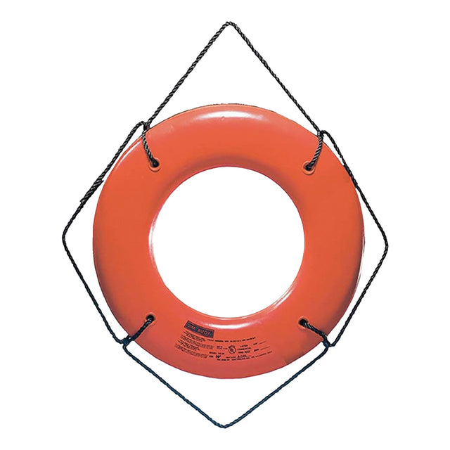 Cal-June Jim-Buoy Life Ring Buoy - JB Series without Beckets (Orange, 20”) - JBO-X-20 - image 1