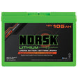 Norsk Lithium Iron Phosphate (LiFePo4) 12V Standard Battery - 105 AH - B12105GH - image 1