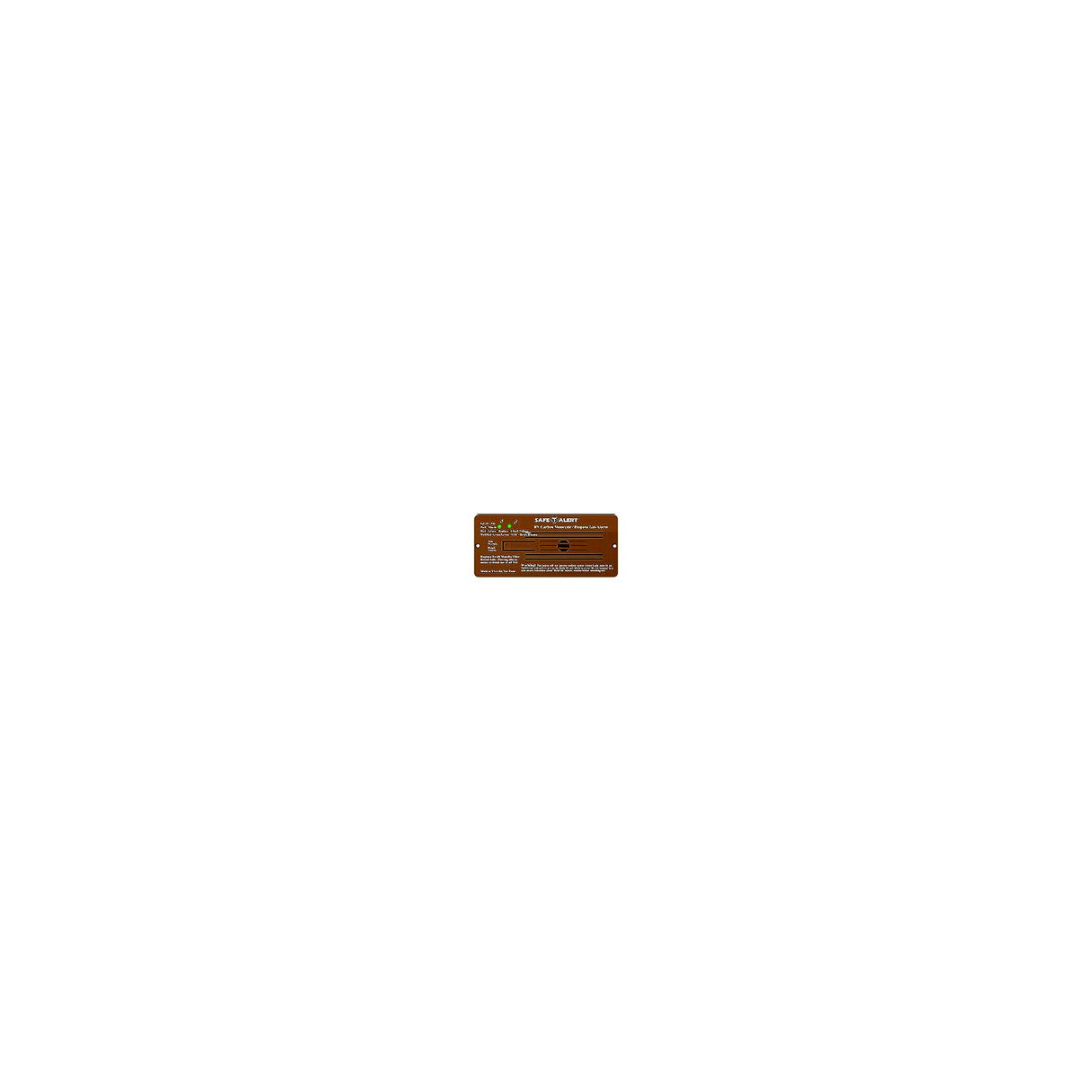 MTI Industries 35742BR 12V 35 Series Safe-T-Alert Flush Mount RV Dual Carbon Monoxide/Propane Alarm, Brown - image 1