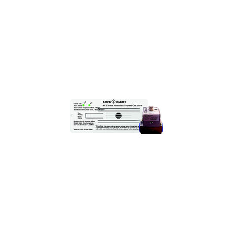 MTI Industries 35742RWTKIT 12V 35 Series Safe-T-Alert Flush Mount RV Dual Carbon Monoxide/Propane Alarm w/Trim Ring & Solenoid, White - image 1