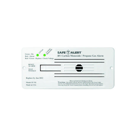 Safe-T-Alert Combo Carbon Monoxide Propane Alarms Flush Mount - White [35-742-WHT] - official Safe-T-Alert product image 2