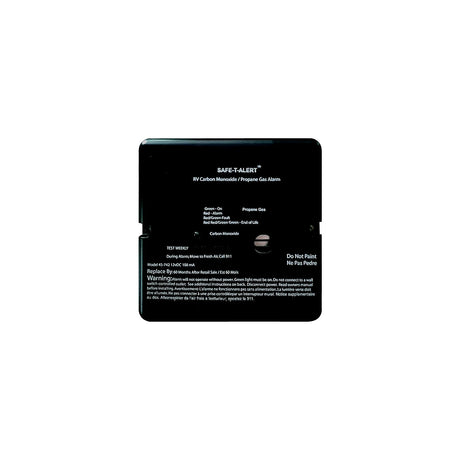 MTI Industries Safe t Alert 45 Series - Dual Carbon Monoxide / Propane Alarm, Black - 45-742-BL - image 1