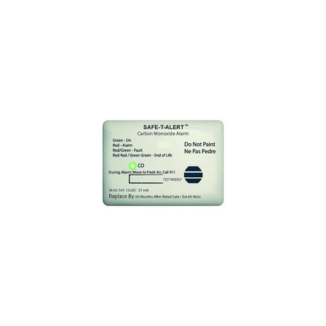 Safe-T-Alert 62 Series Carbon Monoxide Alarm - 12V - RV Surface Mount - White [62-541-WT] - official Safe-T-Alert product image 2