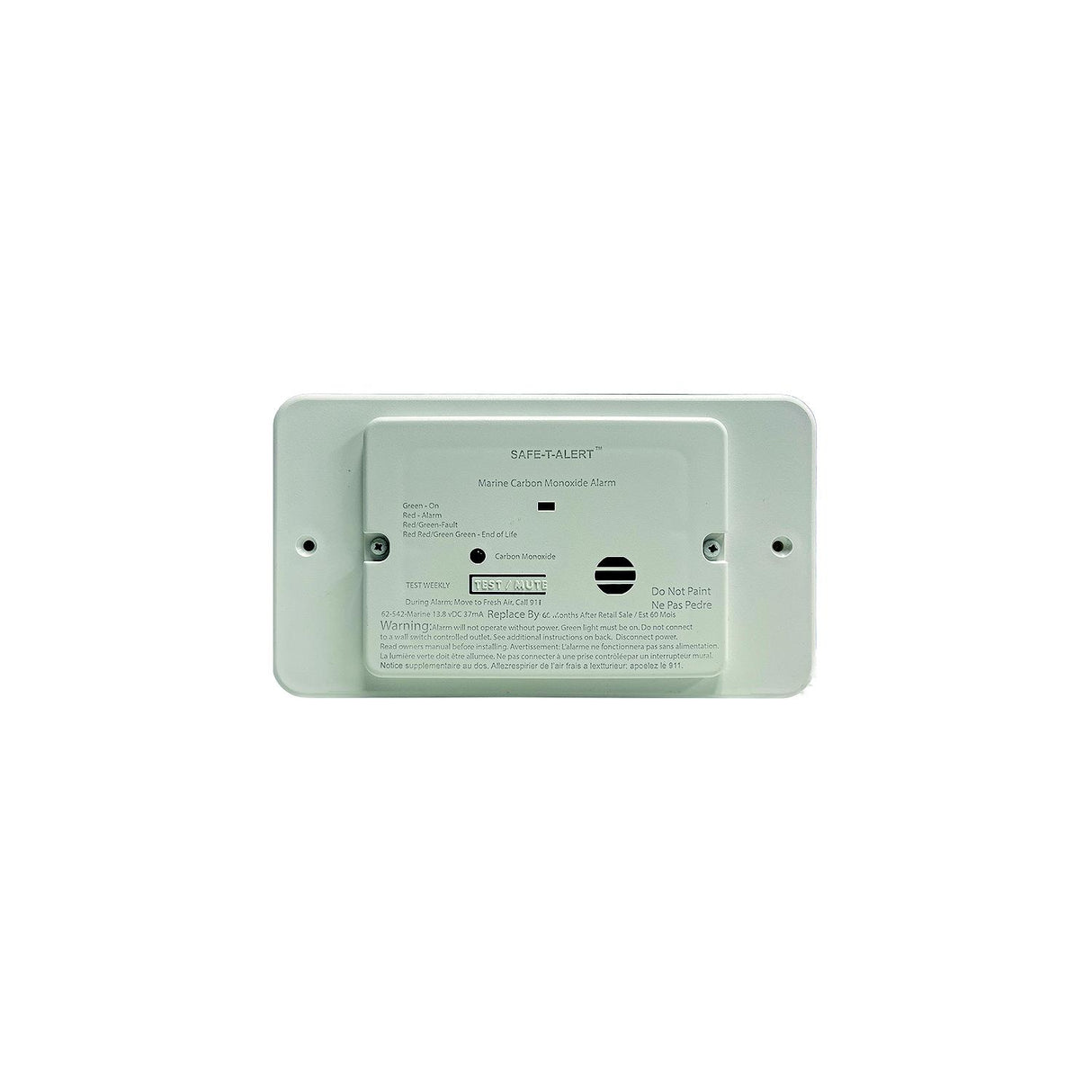 MTI Industries 62542WTMARINETR 62 Series Marine with Trim Ring - 62-542-WT-MARINE-TR