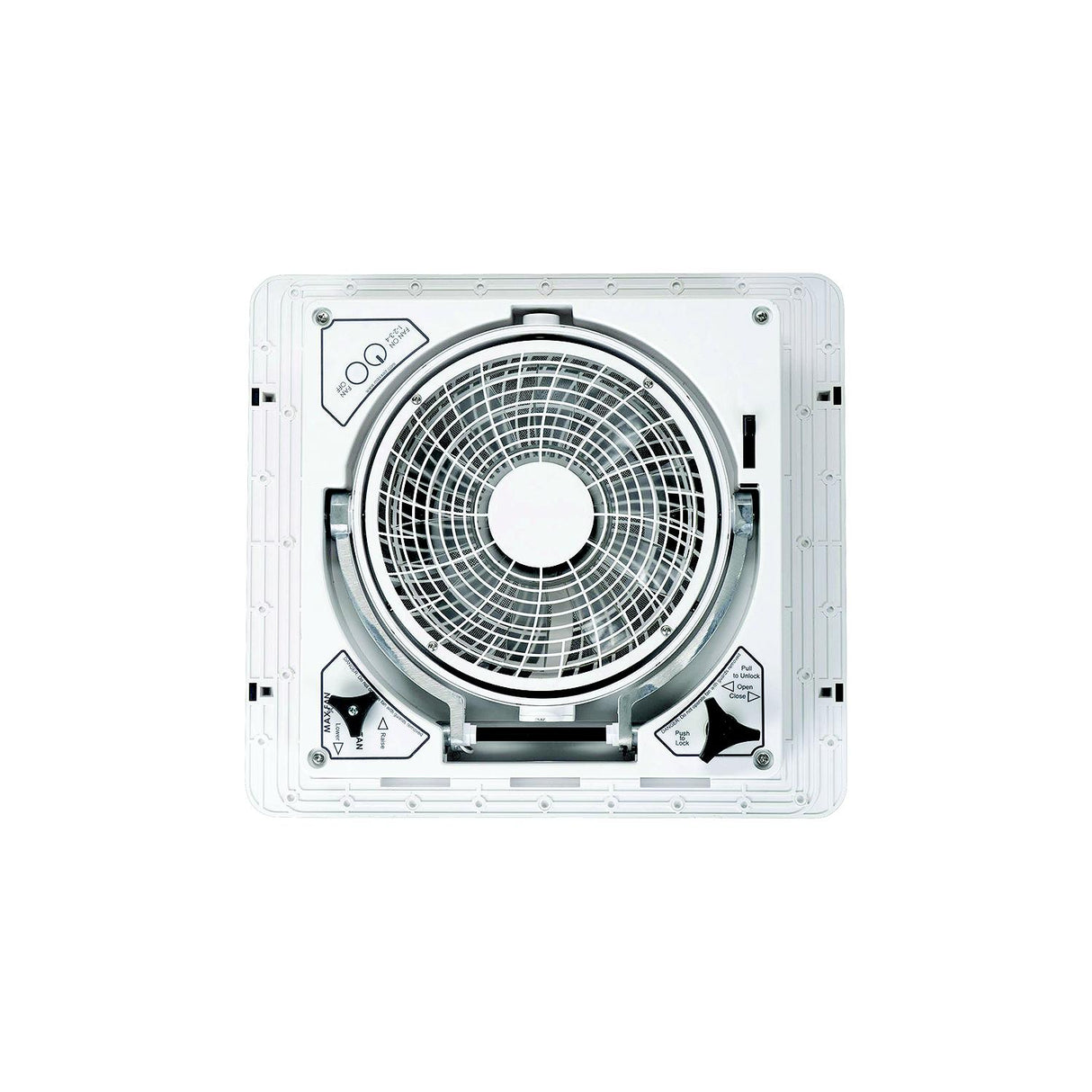 Maxxair 0062000 Maxxfan Pivot, Smoke,12.6V - image 4