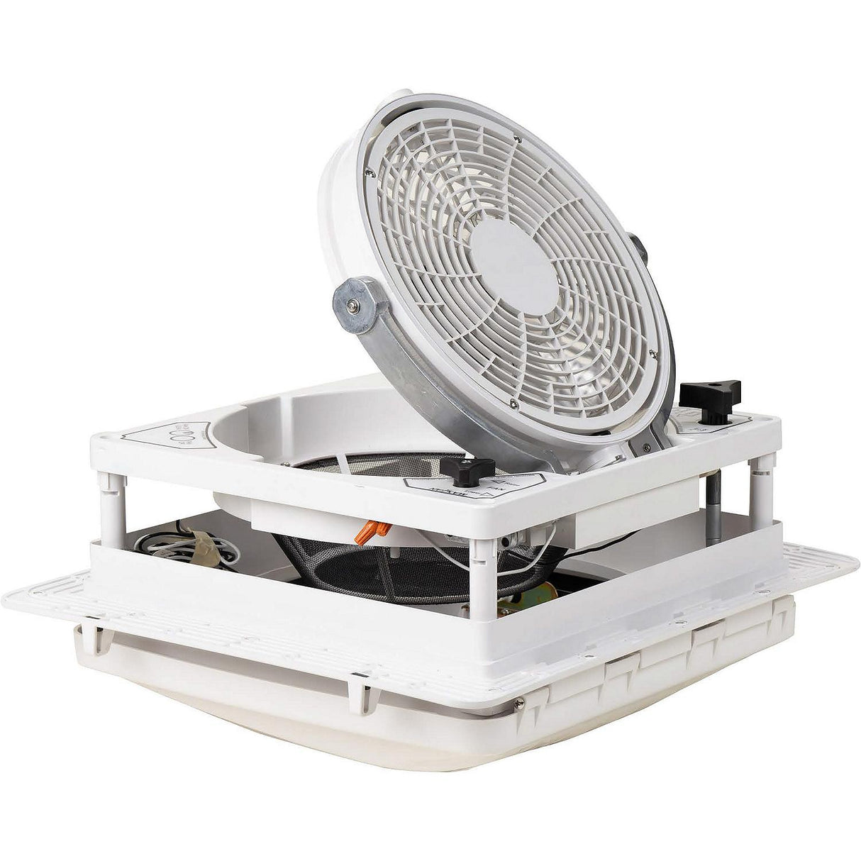 Maxxair 0062000 Maxxfan Pivot, Smoke,12.6V - image 2