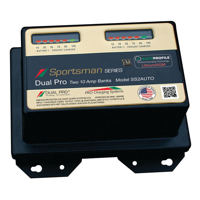 Pro Charging Systems 12V-24V Sportsman Series Battery Charger (20 Amp) - SS2AUTO - image 1