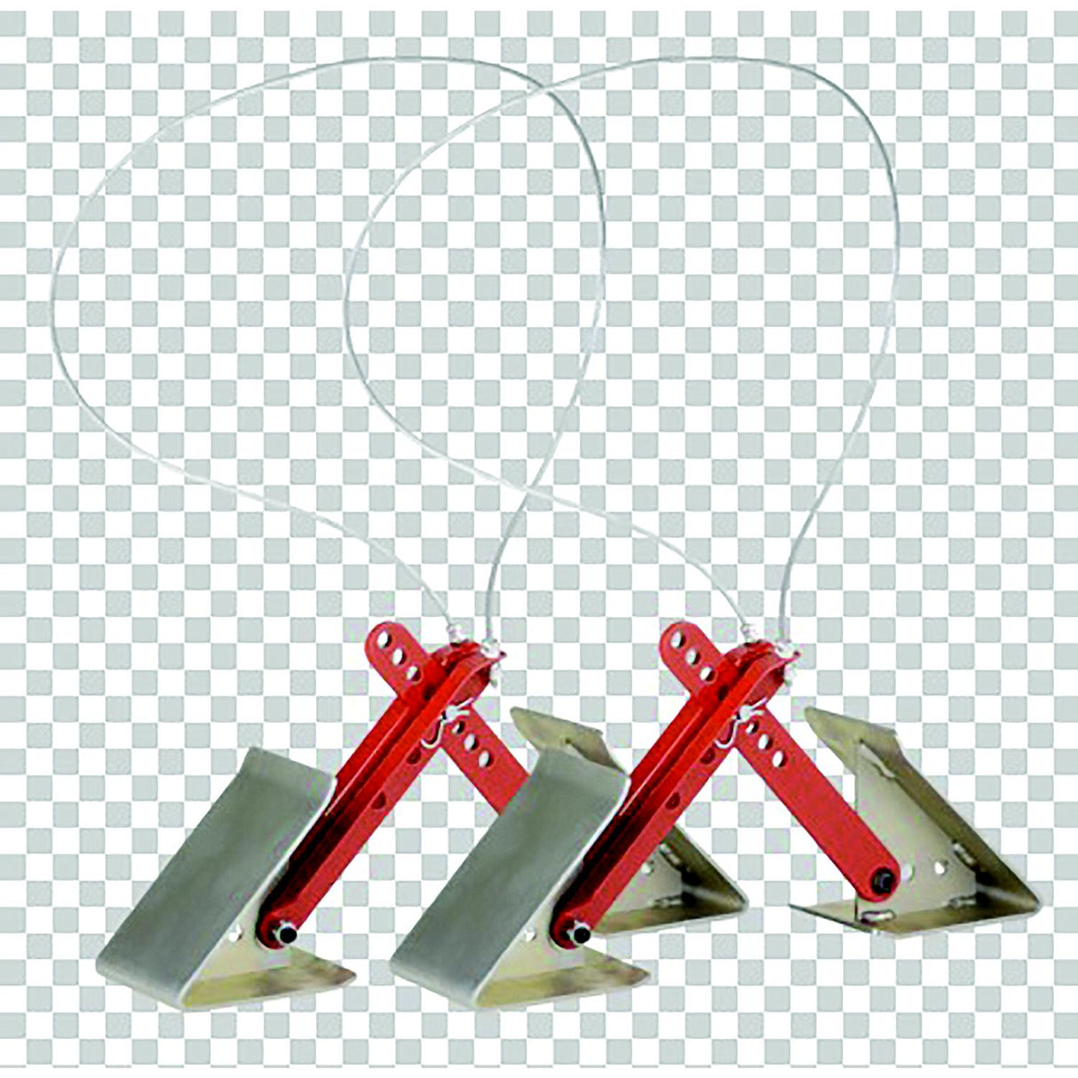 Progress Mfg OneStep Tandem Axle Wheel Chock, 16"-24", Pr. - 84-00-4840 - official Progress Mfg product image 3