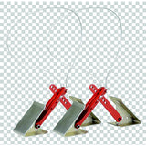Progress Mfg OneStep Tandem Axle Wheel Chock, 16"-24", Pr. - 84-00-4840 - official Progress Mfg product image 3