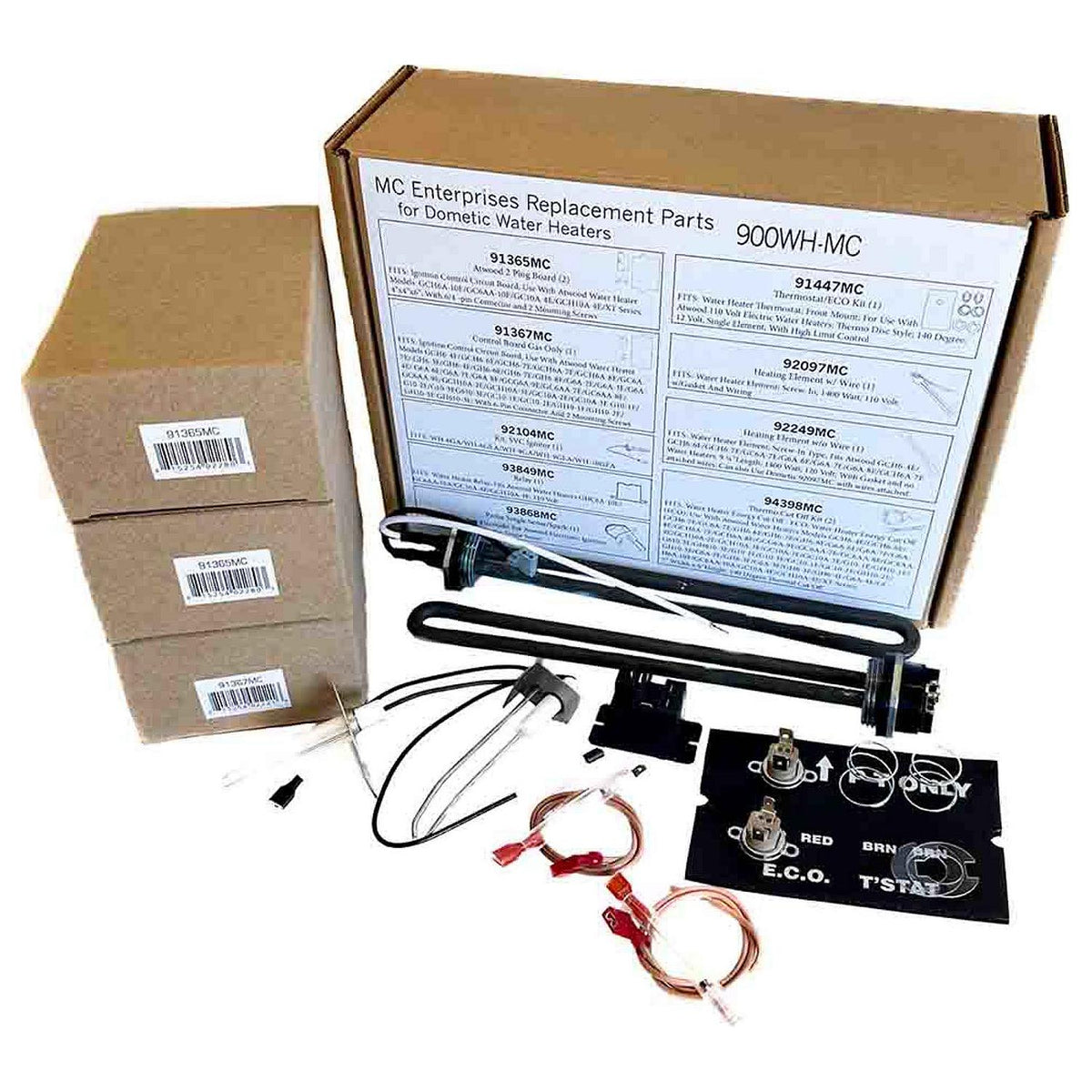 Mc Enterprises MC Enterprise 900WHMC Dometic Water Heater Replacement Parts Kit - image 2