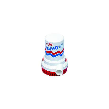 Rule 2000 GPH Non-Automatic Bilge Pump w/6' Leads [10-6UL] - official Rule product image 3