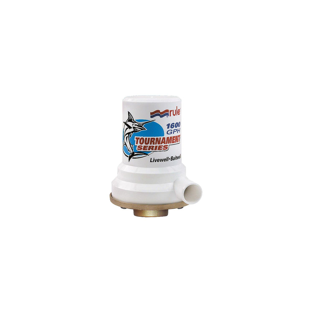 Rule Tournament Series Bronze Base 1600 GPH Livewell Pump [209B] - official Rule product image 2