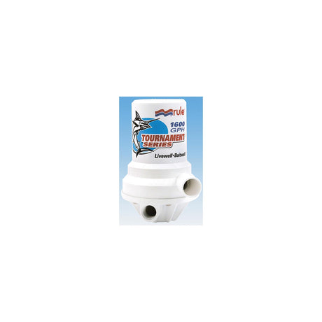 Rule Tournament Series 1600 GPH Livewell Pump Dual Port [209FDP] - official Rule product image 2