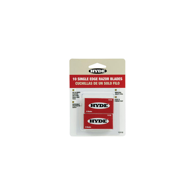 Hyde Tools Single Edge Razor Blades, 10ea - 13110 - image 1
