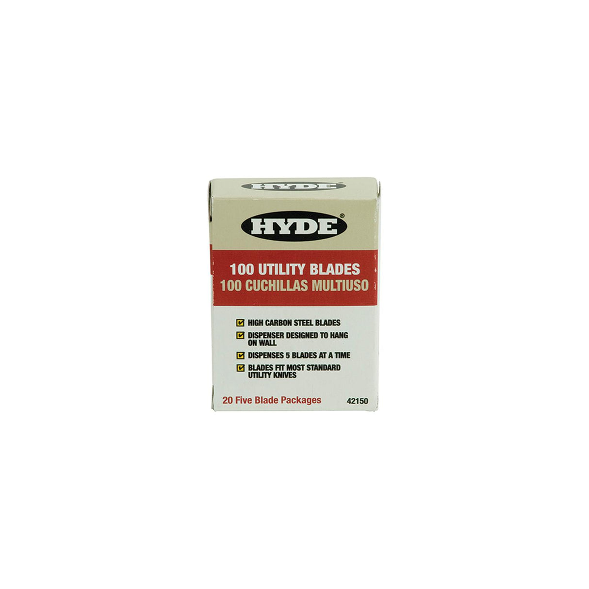 Hyde Tools Utility Blade For 42075 100/Box - 42150