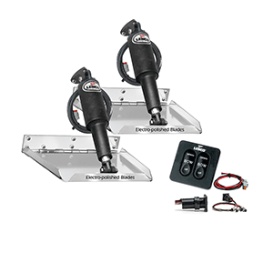 Lenco Marine Lenco 12" x 12" Standard Performance Trim Tab Kit w/Standard Tactile Switch Kit 12V - RT12X12