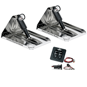 Lenco Marine Lenco 16" x 12" Heavy Duty Performance Trim Tab Kit w/Standard Tactile Switch Kit 12V - RT16X12HD