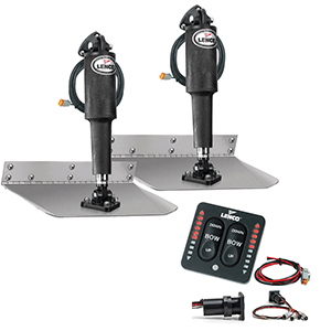 Lenco Marine Lenco 9" x 12" Standard Trim Tab Kit w/LED Integrated Switch Kit 12V - 15108-103