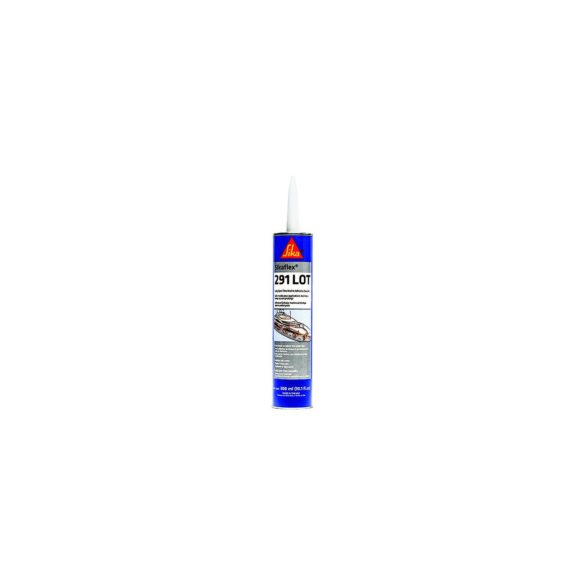 Sika Sikaflex 291 LOT Slow Cure Adhesive Sealant 10.3oz(300ml) Cartridge - White [90925] - official Sika product image 2
