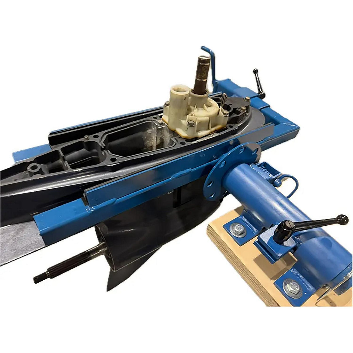 Brownell Boat Stands SSBLU Mounted Service Station, Bench Mounted w/Lower Unit Fixture - image 1