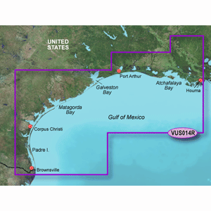 Garmin BlueChart&reg; g3 Vision&reg; HD - VUS014R - Morgan City to Brownsville - microSD&trade;/SD&trade; - 010-C0715-00