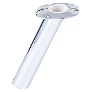 Lee's Tackle Lee's 30° Stainless Steel Flush Mount Rod Holder - 2" O.D. - RH525SS