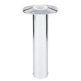 Lee's Tackle Lee's 0° Stainless Steel Flush Mount Rod Holder - 2" O.D. - RH527VS