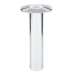 Lee's Tackle Lee's 0° Stainless Steel Flush Mount Rod Holder - 2" O.D. - RH527VS