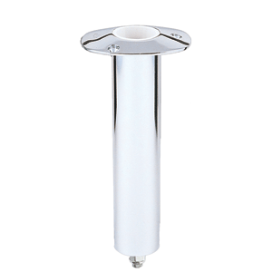 Lee's Tackle Lee's 0° Stainless Steel Swivel Base Flush Mount Rod Holder - Extra Long Tube 2.25" OD X 14.5" Tube - RH577XL