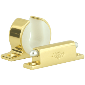 Lee's Tackle Lee's Rod and Reel Hanger Set - Penn International 50VSW, 50TW, 50SW - Bright Gold - MC0075-1053