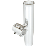 Lee's Tackle Lee's Clamp-On Rod Holder - Silver Aluminum - Horizontal Mount - Fits 1.660" O.D. Pipe - RA5203SL